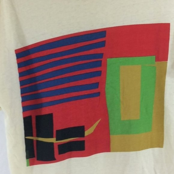 Medium Eric Alexandre  Faded White Graphic T-Shirt Distressed - Picture 3 of 7